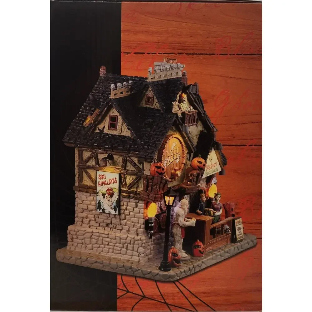 Lemax Spooky Town 2023 BIGFOOT BREWHAUS #35006 NRFB Lit Building Yeti Sasquatch*